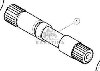 CLAAS Ares 617 697 ATZ Wałek Podajnika Zbożowego CZĘŚCI 6005019457 60 0501…