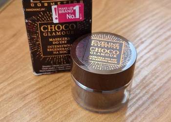 Eveline Choco Glamour maska maseczka do ust na noc intensywna regeneracja k