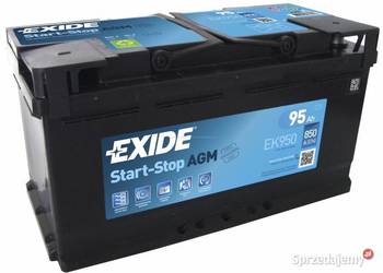 Akumulator 95Ah 850A EN EXIDE AGM START&STOP EK950 Akumulator 95Ah 850A EN EXIDE AGM START&STOP EK950