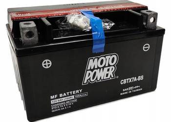 Akumulator motocyklowy Moto Power CBTX7A-BS YTX7A-BS 12V 6Ah