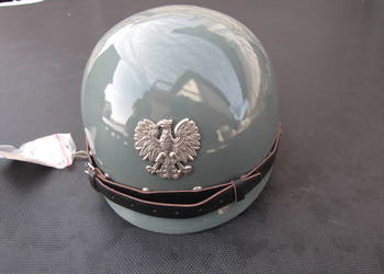 Nowy oryginalny kask motocyklowy Milicja Wsk Wfm Shl Junak Romet Motorynka