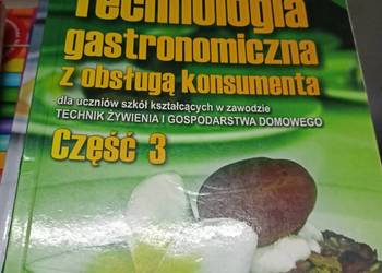 Technologia gastronomiczna książki kucharskie księgarnia antykwariat Bródno
