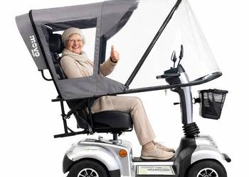 Osłona przeciwdeszczowa MOVO składana na skuter inwalidzki elektryczny