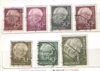 Zn. RFN Mi 179, 83 - 6, 8 - 91, 3 - 6 kas 1954