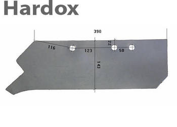Lemiesz 300hektarów HARDOX 93137/L części do pługa FRAUGDE