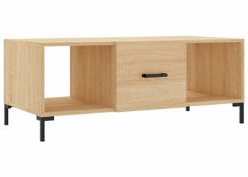 Stolik kawowy dąb sonoma 102x50x40cm materiał drewnopochodny WM-829303