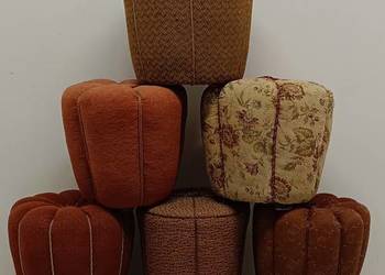 pufa podnóżek  Halabala Art deco vintage design Czechosłowacja lata 60-te