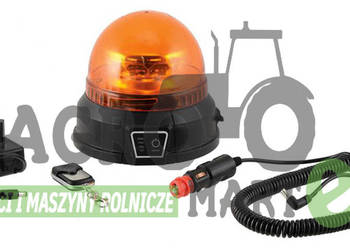 MEGA MOCNA LAMPA OSTRZEGAWCZA BEZPRZEWODOW NA MAGNES 12/24V
