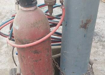 Wózek z butlami zestaw