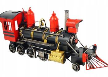 Metalowy pojazd lokomotywa pociąg retro rekwizyt Metalowy pojazd lokomotywa pociąg retro rekwizyt