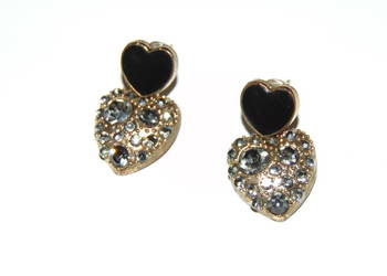 kolczyki w kształcie serca