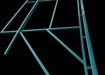 Brama przesuwna  4.5 m +2m przeciwaga ocynk + ral 6005