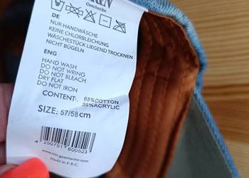 Dżinsowa czapka z daszkiem