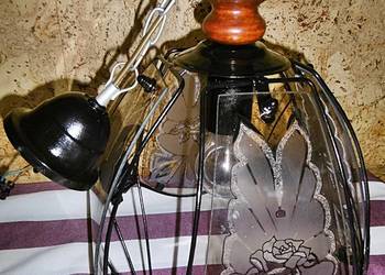 Lampa sufitowa żyrandol E 27  z PRL