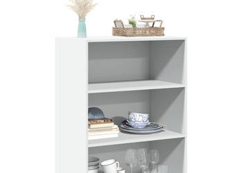 Szafka biała 70x41x93 cm materiał drewnopochodny WM-846369