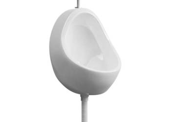 vidaXL Pisuar wiszący z zaworem spłukującym, ceramiczny, biały（SKU:143990）