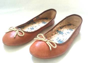 Buty brązowe Baleriny r. 37,5 Morgan stan bdb