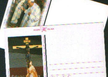 Kartki Okol. 2 szt z JP II  **  2001