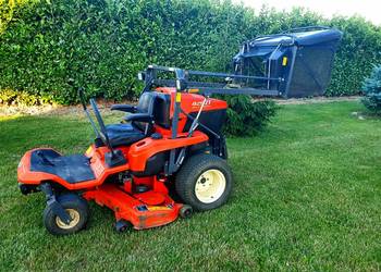 KUBOTA GZD21 diesel  zero turn górny wysyp hydraulika