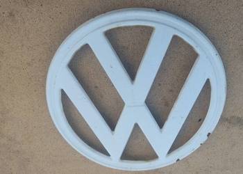 Oryginalny Znaczek emblemat Logo Volkswagen T2a ogórek bulik 25 cm