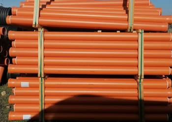 Rura kanalizacyjna SN8 pcv 110x3,2 oranż I GATUNEK Rury