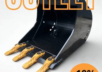 Łyżka podsiębierna 60cm dla koparek 3,6-5,5t LEHNHOFF, VERACHTERT, EASYLOCK