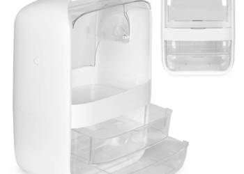 Organizer na kosmetyki skrzynka z szufladami - białe