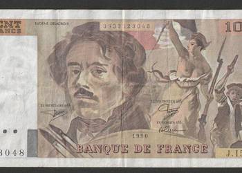 FRANCJA 100 FRANKÓW 1990 - J.158