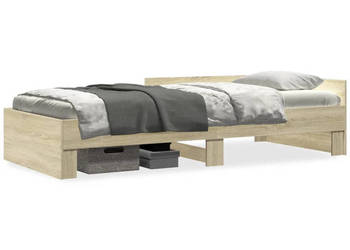 Łóżko bez materaca dąb sonoma 90x190 cm WM-849588