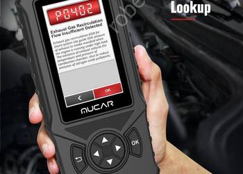 Duży Diagnoskop Tester OBD2 Mucar CDE900 Launch Etui jęz.PL