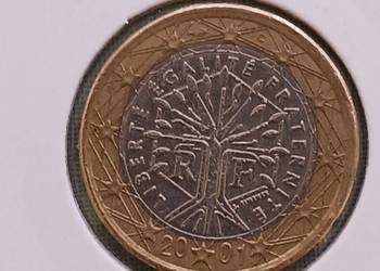 1 Euro Francja 2001 r.