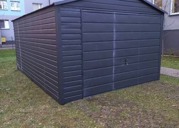 3.5x5 dach dwuspadowy Antracyt MAT Obróbki Garaże na wymiar