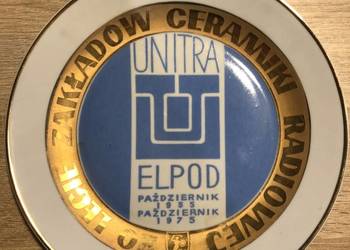 Talerz Unitra okolicznościowy Talerz Unitra okolicznościowy