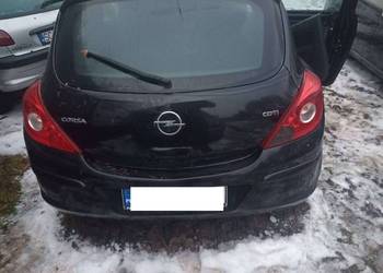 Klapa bagażnika tylna tył KOMPLETNA Opel Corsa D 3Drzwi Z20R Czarna