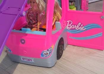 Lalka Barbie KAMPER MARZEŃ DUŻY POJAZD z akcesoriami