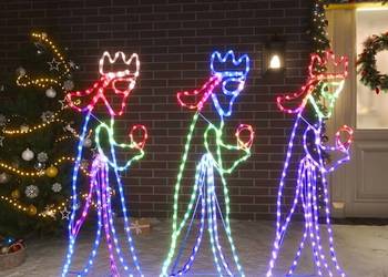 vidaXL Świąteczna dekoracja świetlna Trzej Królowie, 504 LED（SKU:343285）