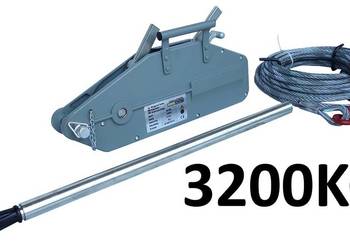VIBER-SYSTEM WL3200 WCIĄGARKA LINOWA 3200 KG 20 M DO WARSZTATU I NA BUDOWĘ