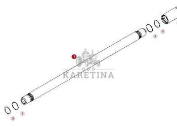 Fendt Vario 1038 1042 1046 1050 GEN 3 Wał Napędowy 530300080011