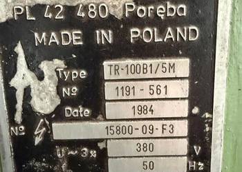 Tokarka Poręba TR 100B1 / 5000