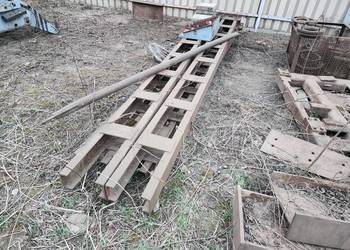 Słupy stalowe bardzo solidne hala wiata