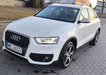 Audi Q3 2.0TDI 140km 2013r Ledy Ksenon Nawigacja Hak alu 19 cali
