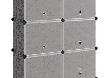Stojak na buty czarny 845x31x935 cm PP WM-340566