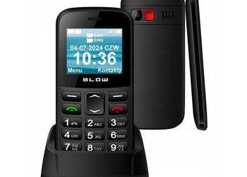 Telefon Komórkowy dla SENIORA Głośny Duża Klawiatur Ładowarka DualLSim SOS