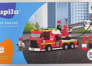 Zestaw klocków typu Lego. Wóz Strażacki, Straż Pożarna.