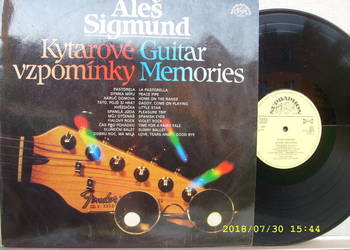 K.  Folk LP ;ALES SIGMUND--GUITAR MEMOSIES .