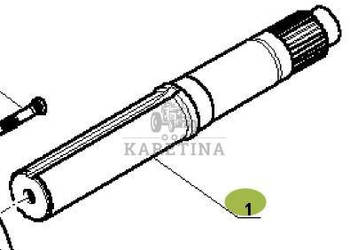 CLAAS RENAULT ATLES 936 RZ V5 Wałek Osi 6005026768 60 0502 676 8 600503084…
