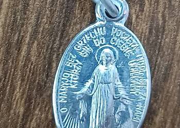 Cudowny Medalik Medalik Niepokalanego Poczęcia Najświętszej Maryi Panny śre
