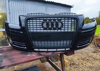 Zderzak Przód AUDI A3 8P 
DUŻY GRILL 
2004-2008r 
KOMPLETNY ORYGINAŁ