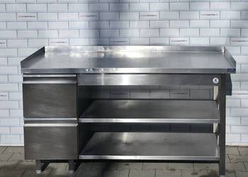 Stół z półką i dwoma szufladami 26/26/1