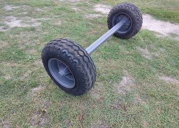 Oś z kołami 10.0 /75 r15 , do przyczepy , jednoosiowej ,wózka pod mauzera ,